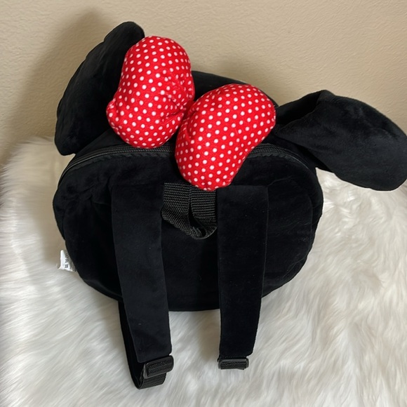 Minnie Mouse Head Disney Plush Backpack - Picture 3 of 8
